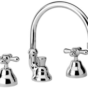 miscelatore lavabo tre fori