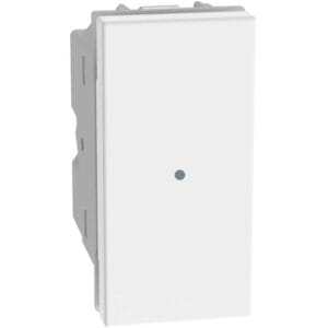 pulsante assiale 1P NO 10A illuminabile