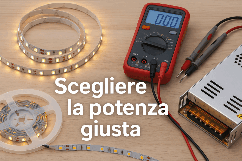 potenza strisce LED