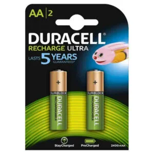 batterie stilo AA ricaricabili Duracell