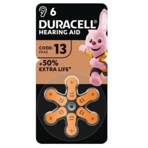 batterie duracell easytab 13 arancio